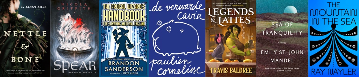 Overzicht van covers van gelezen boeken